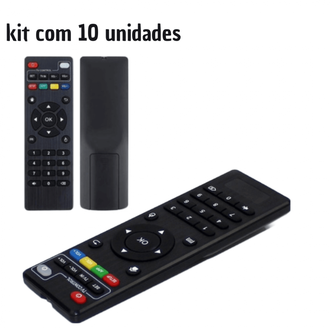 Kit Controle Remoto Tv Box K Mx Tx Tx Tx Mxq Pro