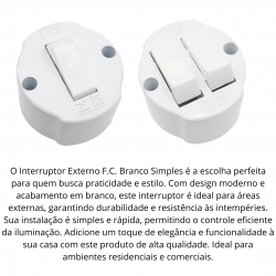 1 E 2 INTERRUPTOR EXTERNO SIMPLES BC HOMELINK
