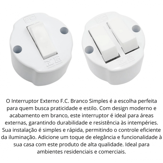 1 E 2 INTERRUPTOR EXTERNO SIMPLES BC HOMELINK