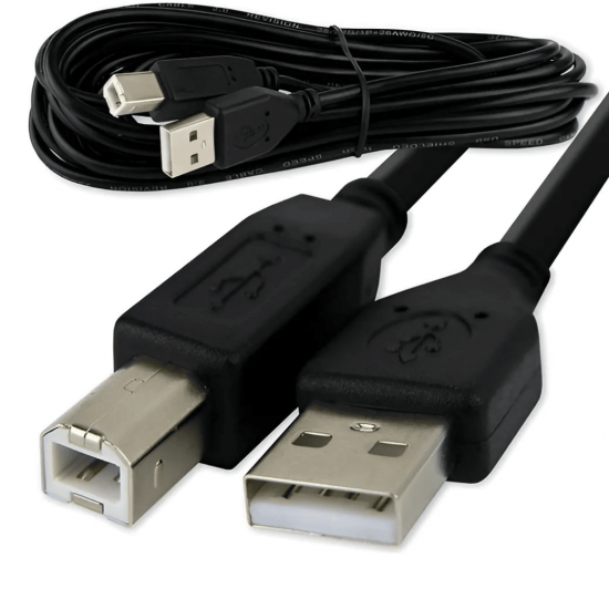 10 Cabos de impressora USB 2.0 AM+BM 2 metros