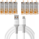 10 Cabos De iPhone USB Carregamento Rápido Turbo Lightning USB 1 Metro