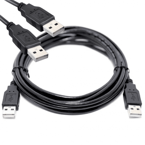 10 Cabos USB 2.0 Macho x Macho