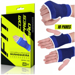 10 pares Par de Munhequeira para Tendinite Artrite com Polegar
