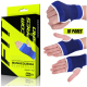 10 pares Par de Munhequeira para Tendinite Artrite com Polegar