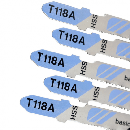 10 peças lâminas de serra tico-tico T118A Metal