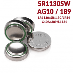 10 Pilhas Baterias LR1130  LR54 AG10
