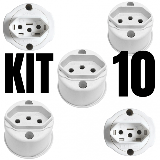 10 TOMADAS EXTERNA DE SOBREPOR 20A
