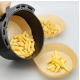 Forma de airfryer descartavel antiaderente de papel cozinha redondo fritadeira cozimento protetor forro tapete