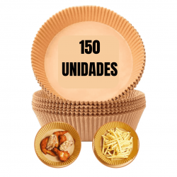 150 peças Forma de airfryer descartavel antiaderente de papel cozinha redondo fritadeira cozimento protetor forro tapete