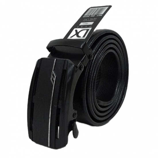 2 Cinto Social Masculino Em Couro Sintetico Com Fivela Modelo Catraca