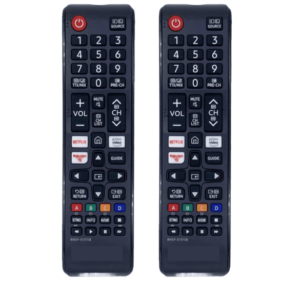 2 Controle Remoto compatível com TV LED Samsung Smart QE43Q67TA, UA50TU8000
