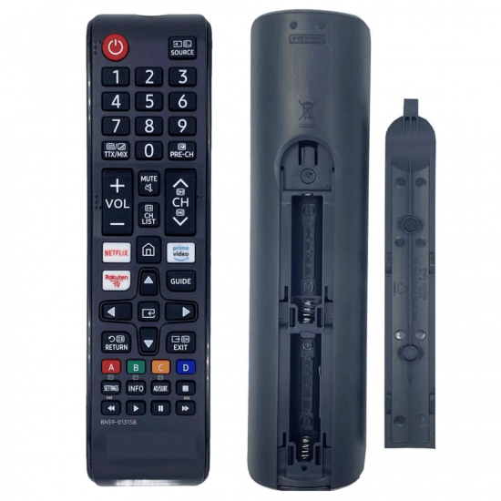 2 Controle Remoto compatível com TV LED Samsung Smart QE43Q67TA, UA50TU8000