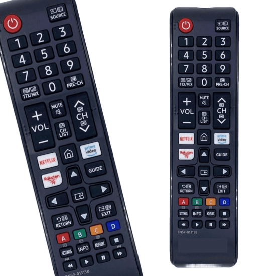 2 Controle Remoto compatível com TV LED Samsung Smart QE43Q67TA, UA50TU8000