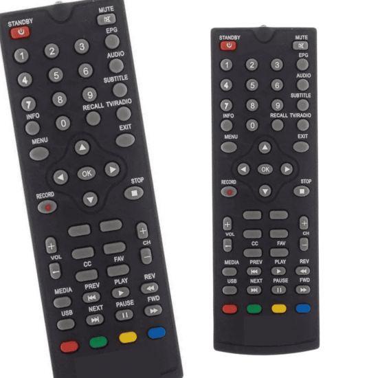 2 Controle Remoto compatível Conversor Digital VII7 DTVB003 / DTVB018