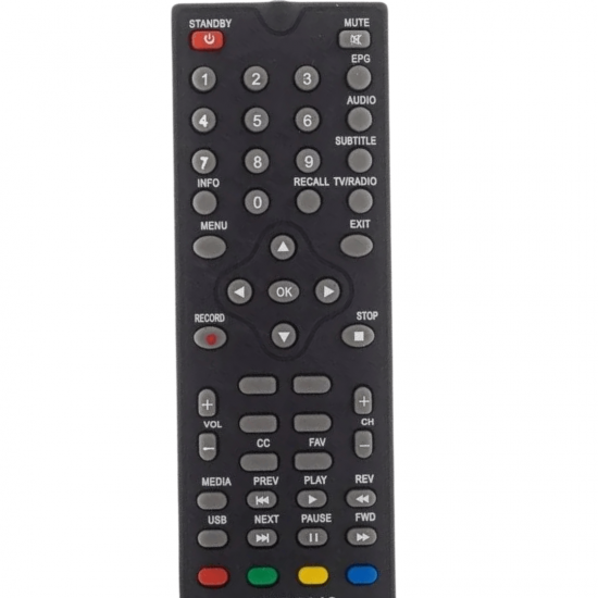 2 Controle Remoto compatível Conversor Digital VII7 DTVB003 / DTVB018