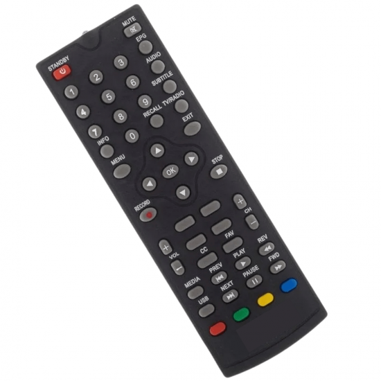 2 Controle Remoto compatível Conversor Digital VII7 DTVB003 / DTVB018