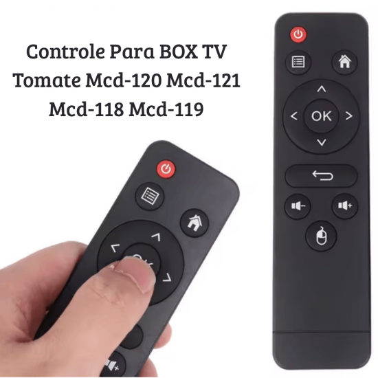 2 Controle Remoto Para Receptor BOX TV Tomate