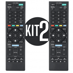 2 Controle Remoto Para Tv Sony Bravia Kdl 39r475a