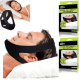 2 peças Anti Ronco Neoprene 3 Pontas Ajustável Neoprene Durma Melhor Faixa Cinta Queixo