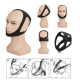 2 peças Anti Ronco Neoprene 3 Pontas Ajustável Neoprene Durma Melhor Faixa Cinta Queixo