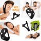 2 peças Anti Ronco Neoprene 3 Pontas Ajustável Neoprene Durma Melhor Faixa Cinta Queixo