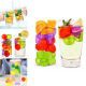 20 Unidades Em Cubos De Gelo Coloridos Silicone Artificial Reutilizável Ecológico Para Fica Gelado bebidas Cozinha