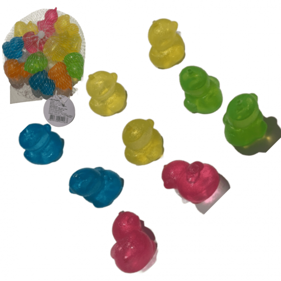 24 Cubos De Gelo Coloridos Silicone Artificial Reutilizável Ecológico