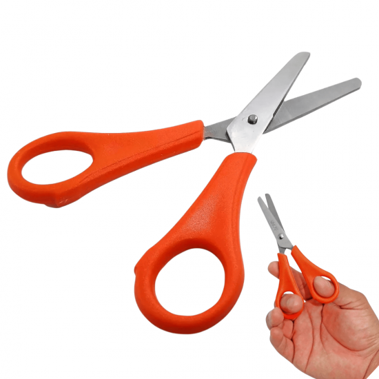 3 Tesouras Escolar Sem Ponta