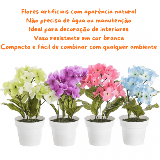 VASOS VASINHOS DECORATIVOS COM FLORES ARTIFICIAIS PARA CASA