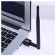 Adaptador de Wi-Fi Mini USB para PC, Cartão de Rede Sem Fios, Dongle LAN com Antena para Windows