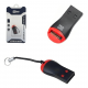 Adaptador Mini Leitor De Cartão De Memoria Micro Sd Usb 2.0 T