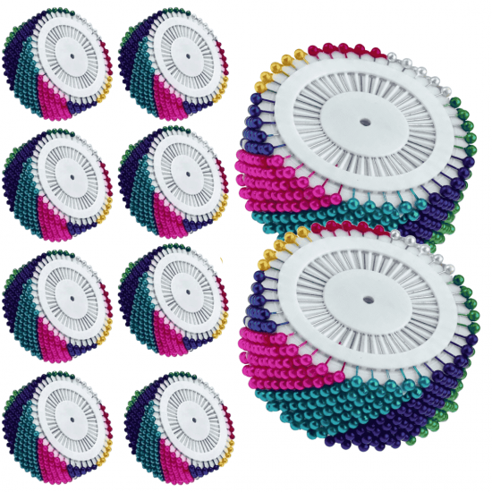 Alfinete de costura colorido com 4800 pinos