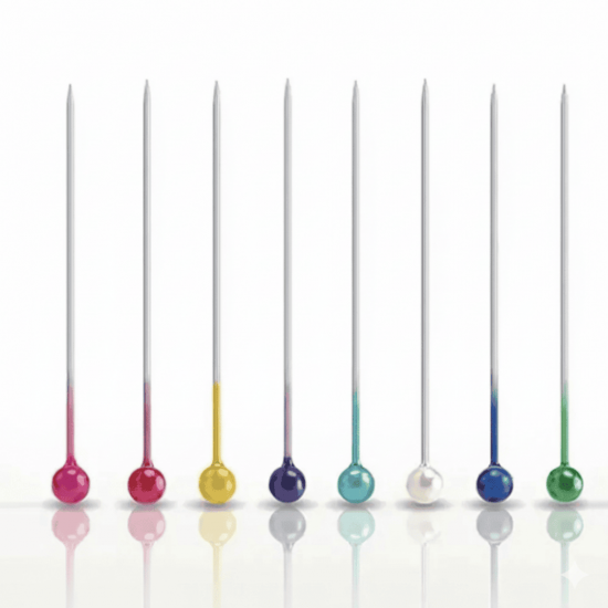 Alfinete de costura colorido com 4800 pinos