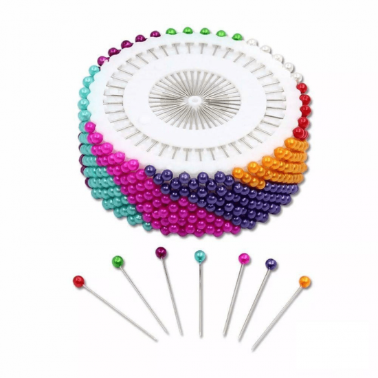 Alfinete de costura colorido com 4800 pinos