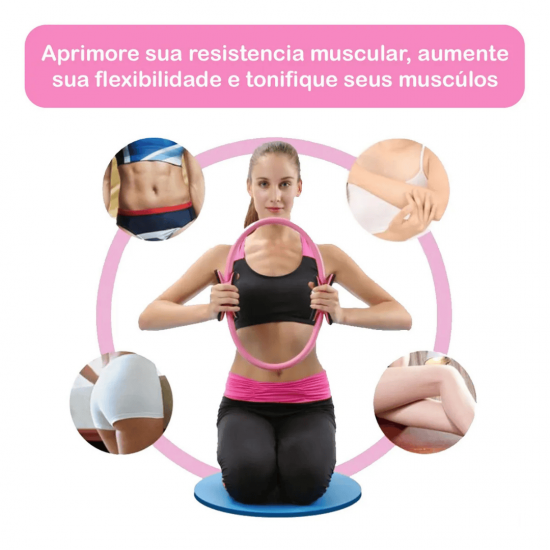 Anel Tonificador Arco Para Yoga Pilates Ginástica