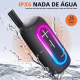 BA-RAD020 RADIO FM, COM REPRODUTOR DE SOM 10W*2, MINI CAIXA DE SOM INTEGRADA E LUZ LED RGB, MARCA BASIKE.
