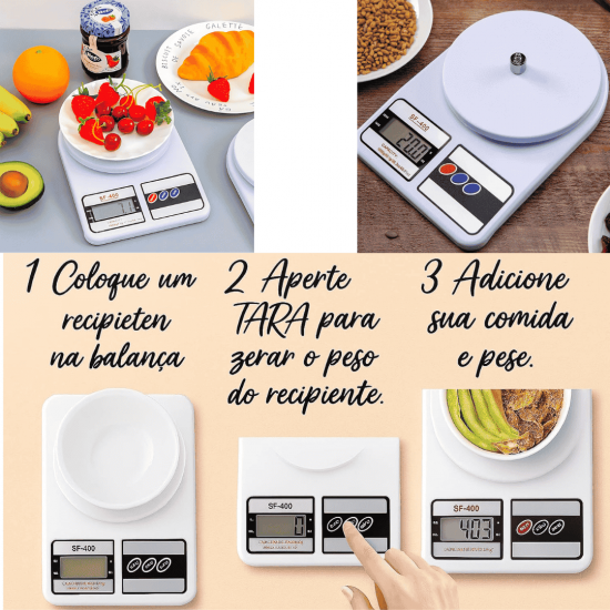 Balança Digital Precisão Cozinha 1g A 10kg