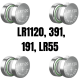 Bateria LR1120, 391, 191, LR55 ag8 cartela c/ 10 un