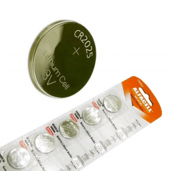 Bateria Pilha 3v Cr2025 (Cartela C/5)