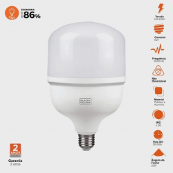 Kit 12 Lâmpadas Led Super Bulbo Alta Potência 20w black + decker