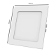Kit 10 painel led plafon luminaria 24w quadrado Embutir 6500k branco frio black + decker