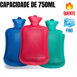 BOLSA DE BORRACHA TERMICA, COMPRESSA DE AGUA QUENTE OU FRIA - REF: FL2202
