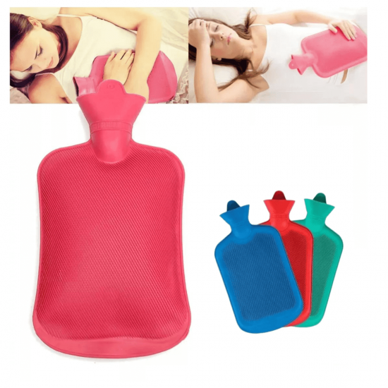 BOLSA DE BORRACHA TERMICA, COMPRESSA DE AGUA QUENTE OU FRIA - REF: FL2202