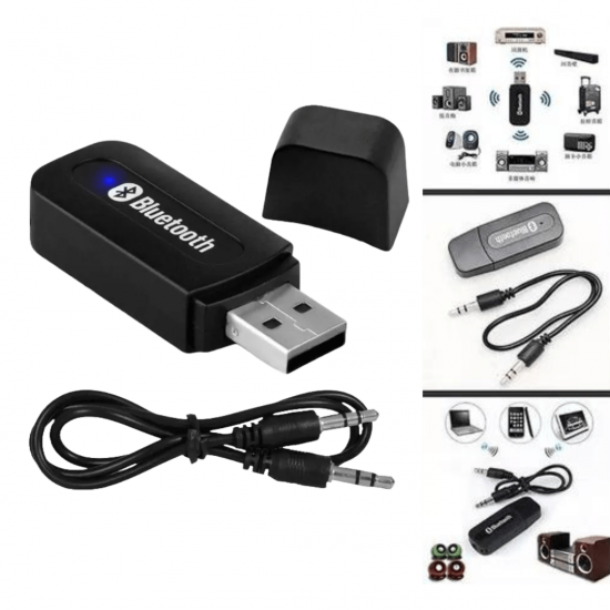 Adaptador Bluetooth Receptor Usb Musica Carro P2