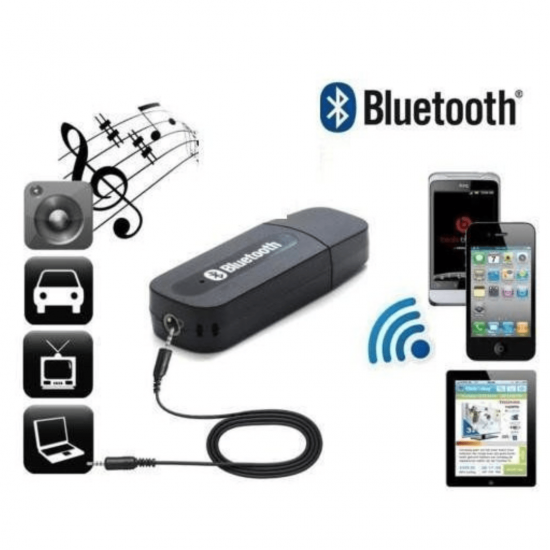 Adaptador Bluetooth Receptor Usb Musica Carro P2