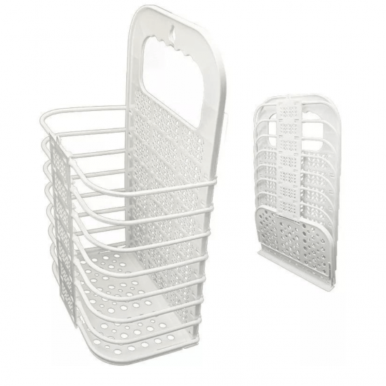 Cesto Roupa Suja Dobravel De Parede Organizador Multiuso Para Lavanderia Cesta Supenso Retratil