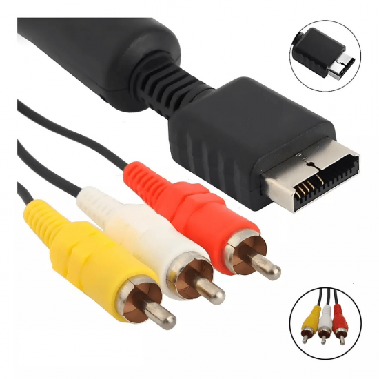CABO AUDIO VIDEO PARA PS1 PS2 1.5MTS GB51021