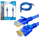 Cabo de Rede CAT6 LAN Ethernet RJ45 3m 5m 10m 20m Montado Alta Velocidade 8P8C Homologado Anatel