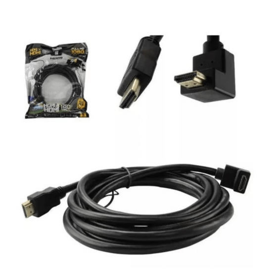 Cabo hd 90 graus 4k ultra hd 3d 2/3/5 metros