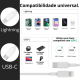 Cabo iPhone Tipo C Usb-c Lightinig 1m para todos iPhones 6 7 8 Plus X XR XS MAX 11 12 13 14 PRO MAX ipad Macbook